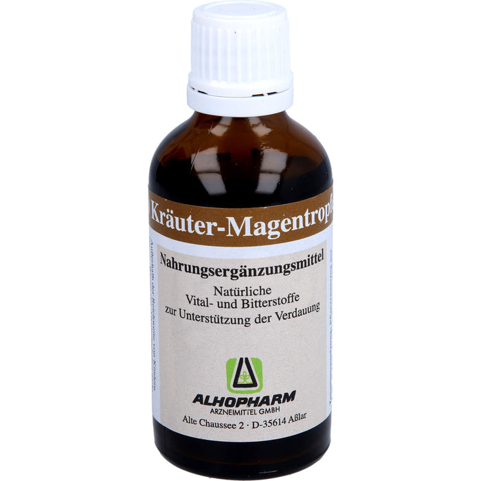 Alhopharm 10 Kräuter Magentropfen, 50 ml Lösung