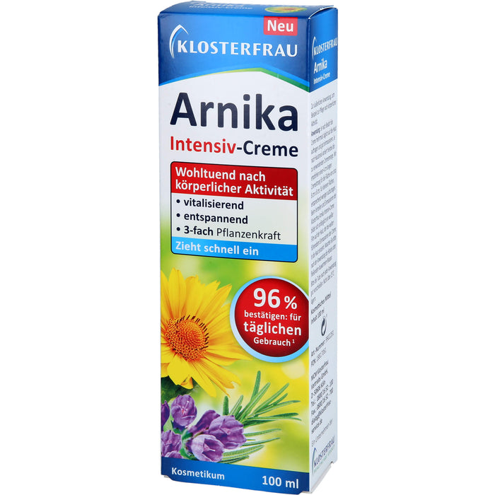 Klosterfrau Arnika Intensiv-Creme wohltuend nach körperlicher Aktivität, 100 ml Creme