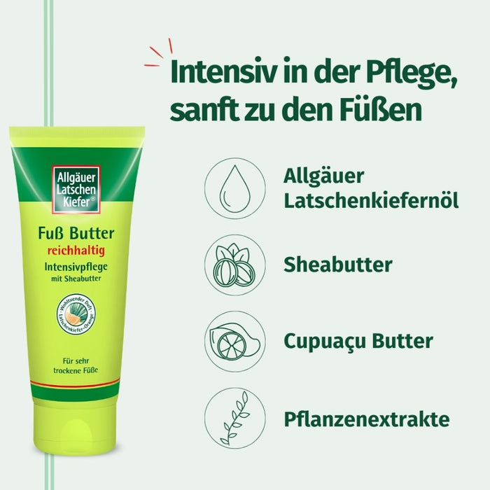 Allgäuer Latschenkiefer Fuß Butter, 100 ml CRE