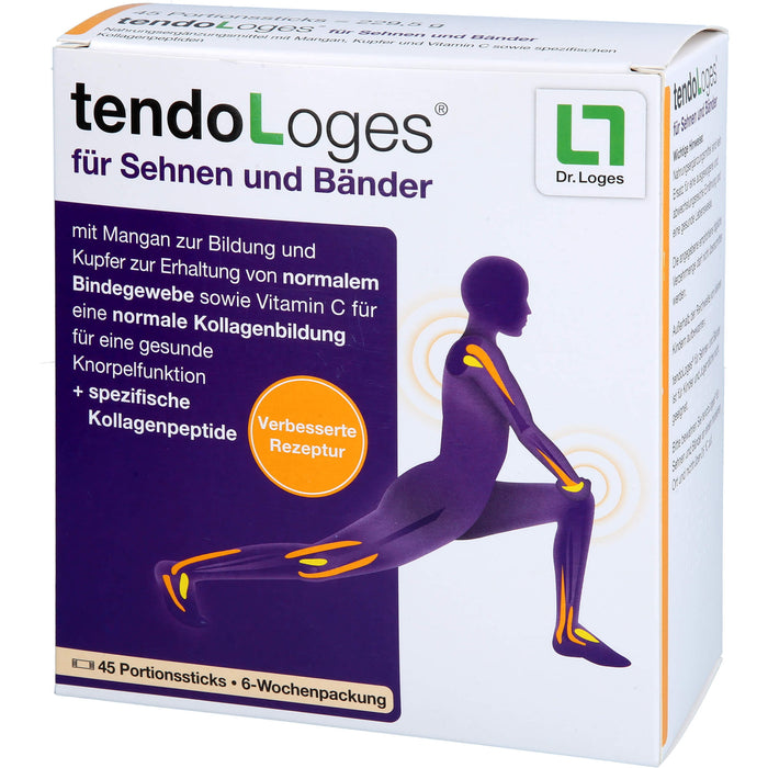 TendoLoges Pulver  für Sehnen und Bänder, 45 St. Sticks
