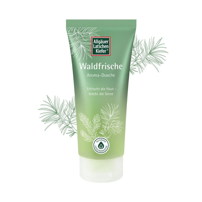 Allgäuer Latschen Kiefer Waldfrische Aroma-Dusche erfrischt die Haut und belebt die Sinne, 200 ml Creme