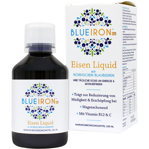 BlueIron Eisen Liquid für ihr Wohlbefinden, 250 ml Lösung