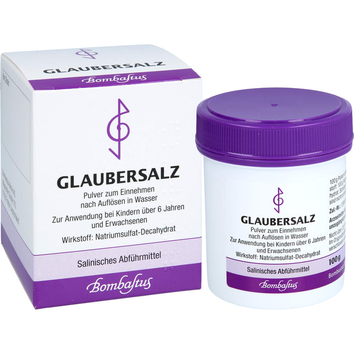 Bombastus Glaubersalz, 100 g Pulver