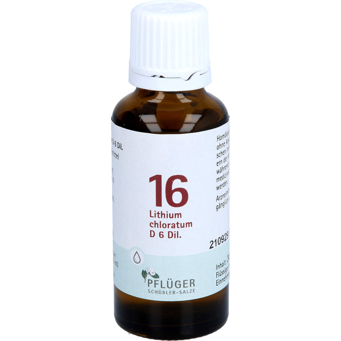 Biochemie Nr.16 Lithium chloratum D6 Pflüger Dil., 30 ml TRO