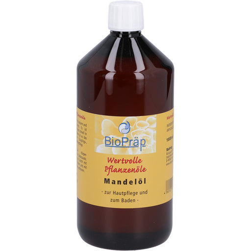 BioPräp Mandelöl zur Hautpflege und zum Baden, 1000 ml Öl