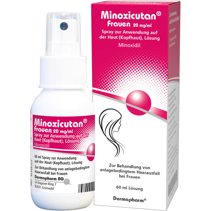 Minoxicutan Frauen 20 mg/ml Spray zur Anwendung auf der Haut, 60 ml Lösung