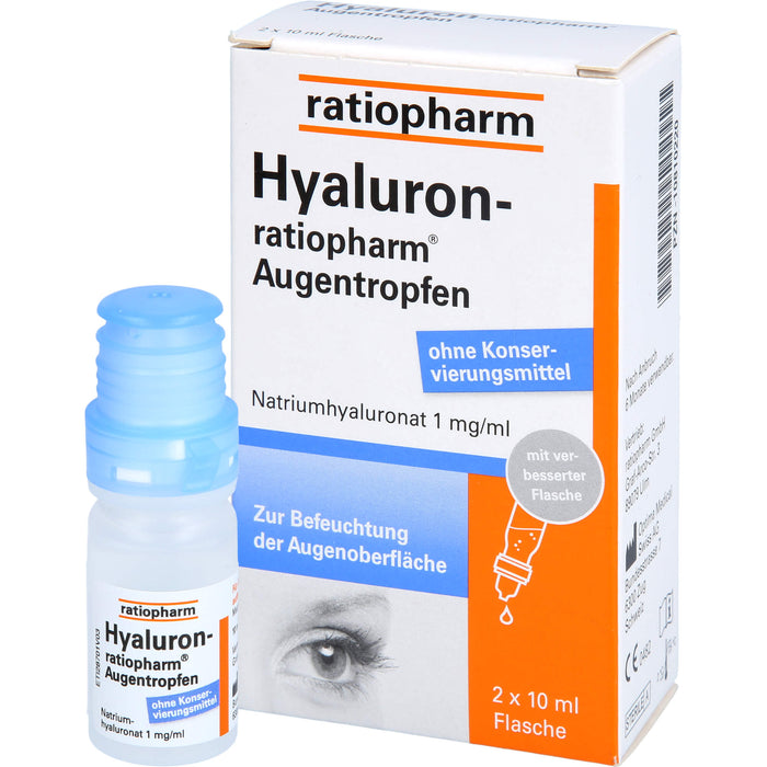 Hyaluron-ratiopharm  Augentropfen, 20 ml Lösung