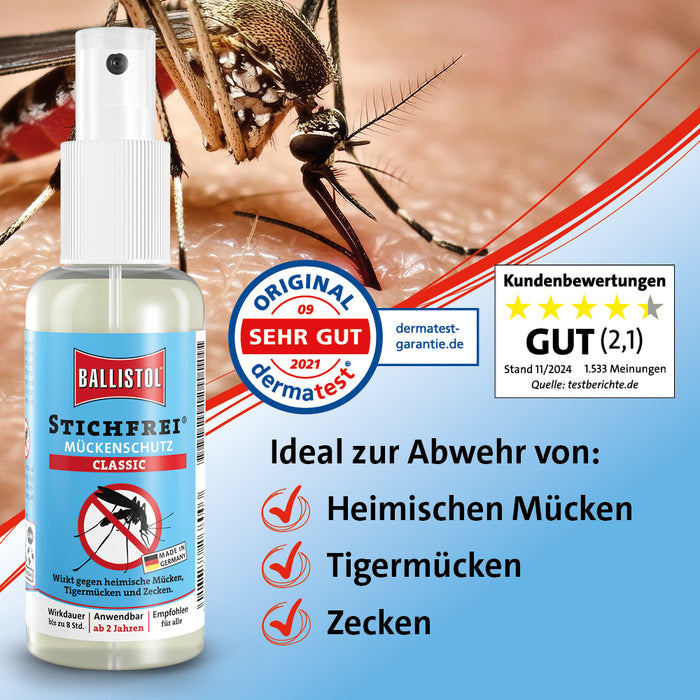 Stichfrei Classic Pumpspray, 100 ml Lösung