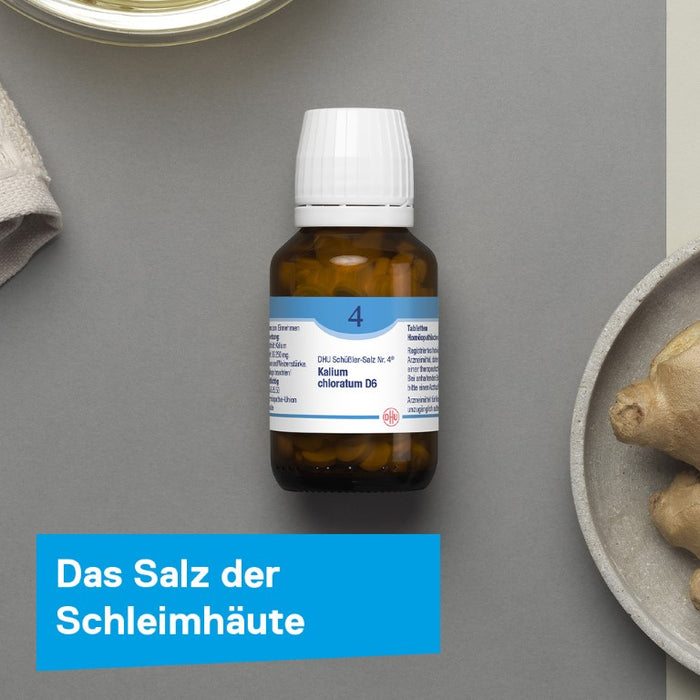 DHU Schüßler-Salz Nr. 4 Kalium chloratum D6, 900 St. Tabletten
