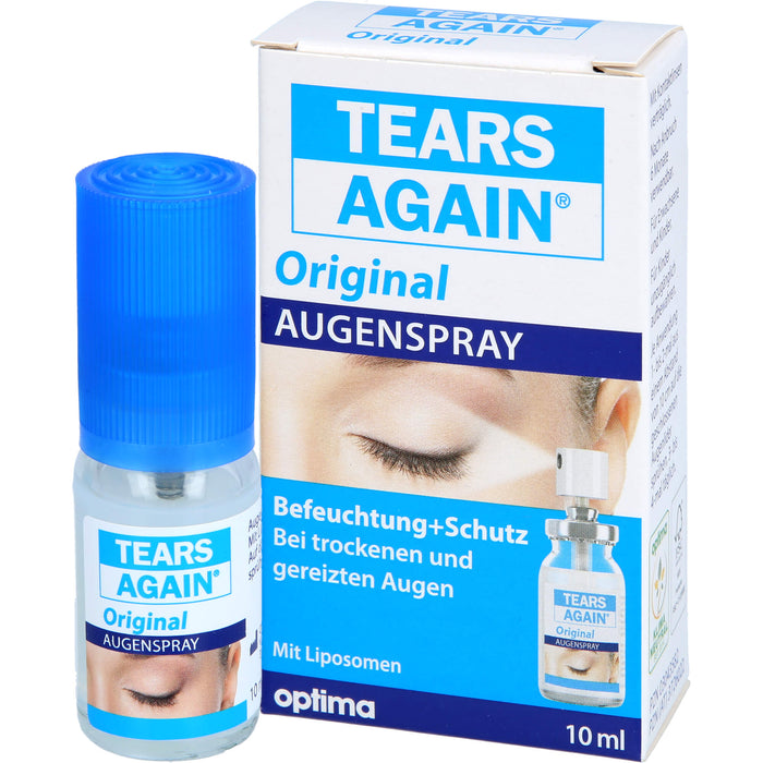 TEARS AGAIN Augenspray, zur verbesserten Befeuchtung der Augen und Augenlider, 10 ml Lösung