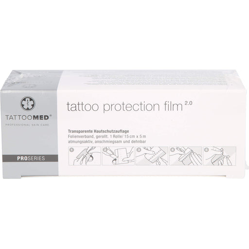 TattooMed tattoo protection film - 2,0 - 15 cm x 5m, 1 St. Packung