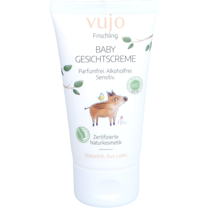 vujo Frischling Baby Gesichtscreme, 50 ml Creme