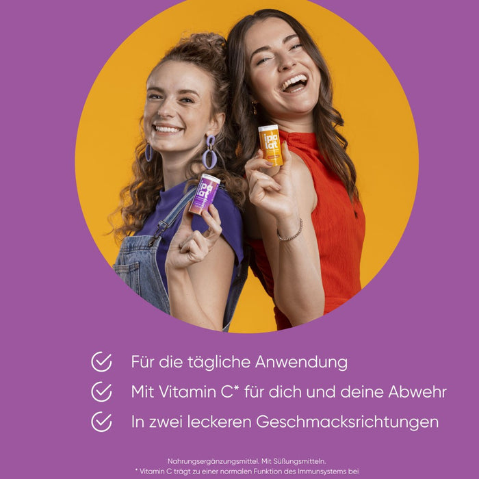 ipalat Vitaminpastillen Orange-Ingwer: Für Abwehrkräfte und Schleimhäute, 40 St. Pastillen
