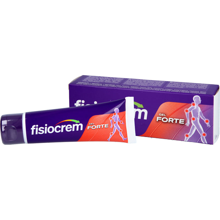 Fisiocrem Gel Forte zur Behandlung akuter Beschwerden in Muskeln, Gelenken und Bändern, 50 ml Gel