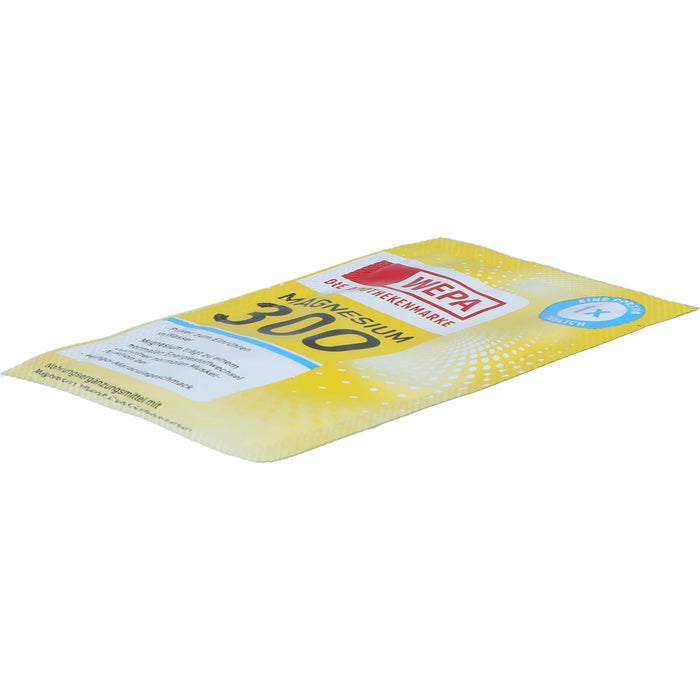 WEPA Magnesium 300 und Vitamin C Pulver zuckerfrei mit Mango-Maracujageschmack, 10 St. Beutel