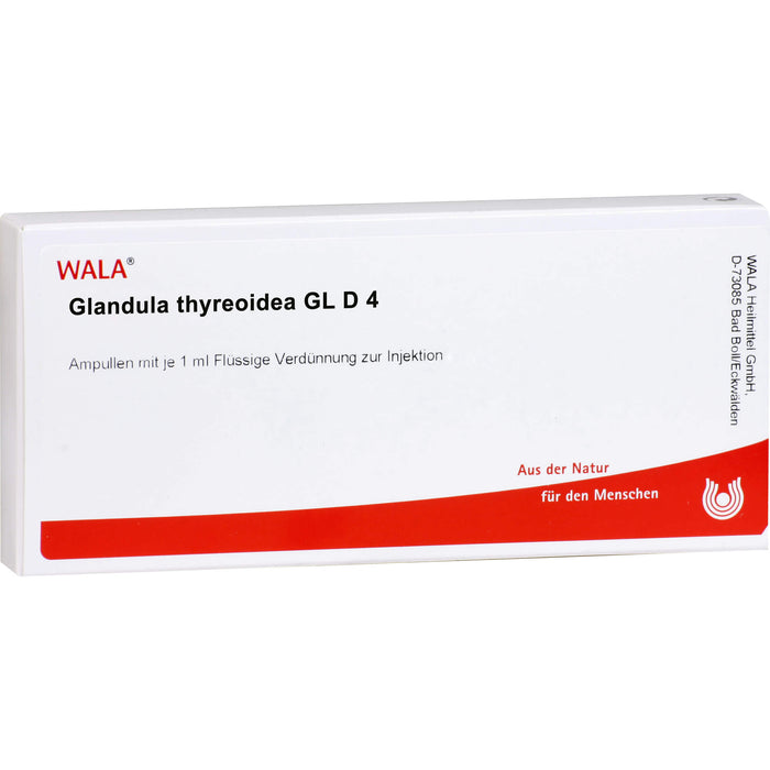 Glandula thyreoidea Gl D4 WALA Ampullen, 10 St. Ampullen