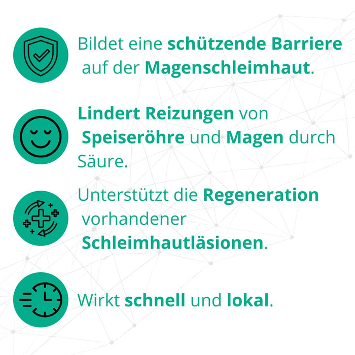 ESOXX One - Effektiver Schutz mit schneller Linderung und Regeneration bei Refluxbeschwerden - mit Hyaluronsäure, Chondroitinsulfat & Poloxamer 407 - glutenfrei & laktosefrei, 20 St. Beutel