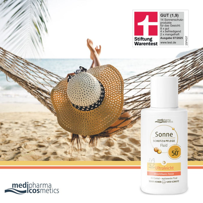 Medipharma Cosmetics Sonne Schutz & Pflege Fluid LSF 50+ ultraleicht, 50 ml Creme