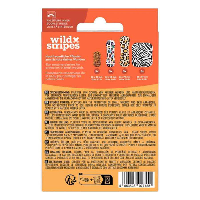 Wild Stripes Classic Sensitive Animal Pflaster, 20 St. Pflaster