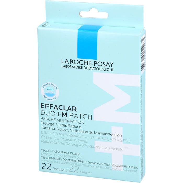 La Roche-Posay Effaclar DUO+M Patch dreifach-wirksames Anti-Pickel Pflaster, 20 St. Pflaster
