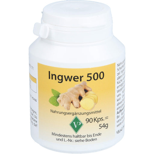 Velag Pharma Ingwer 500 Kapseln, 90 St. Kapseln