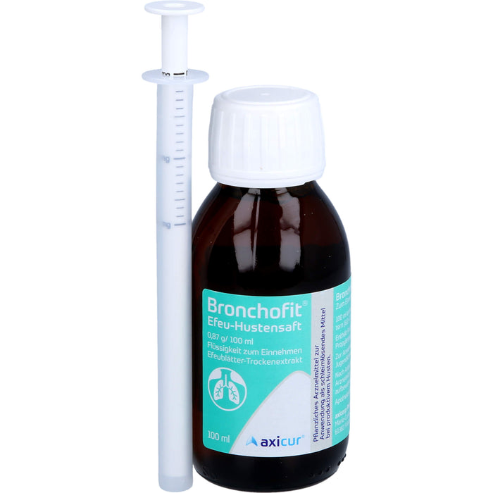 Bronchofit  Efeu-Hustensaft, 0,87 g/100 ml, Flüssigkeit zum Einnehmen, 100 ml Lösung