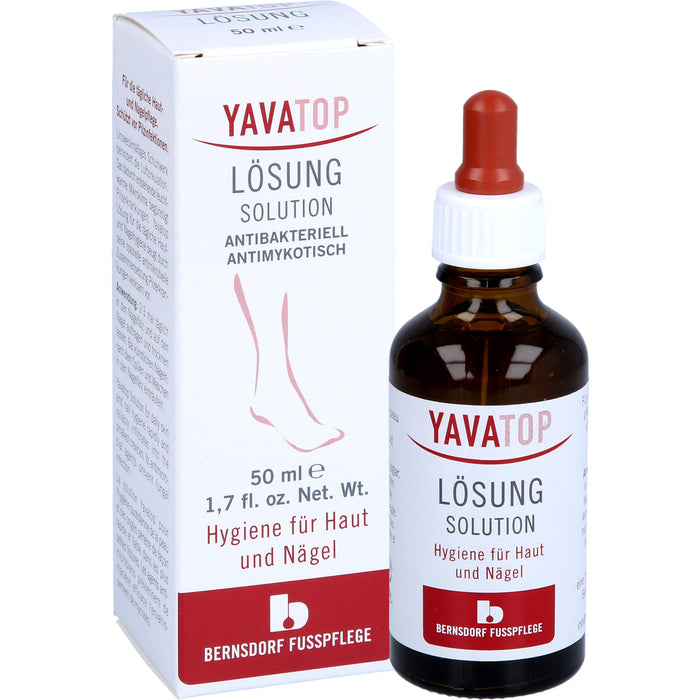Yavatop Lösung schützt Haut und Nägel vor Bakterien und Pilzinfektionen, 50 ml Lösung