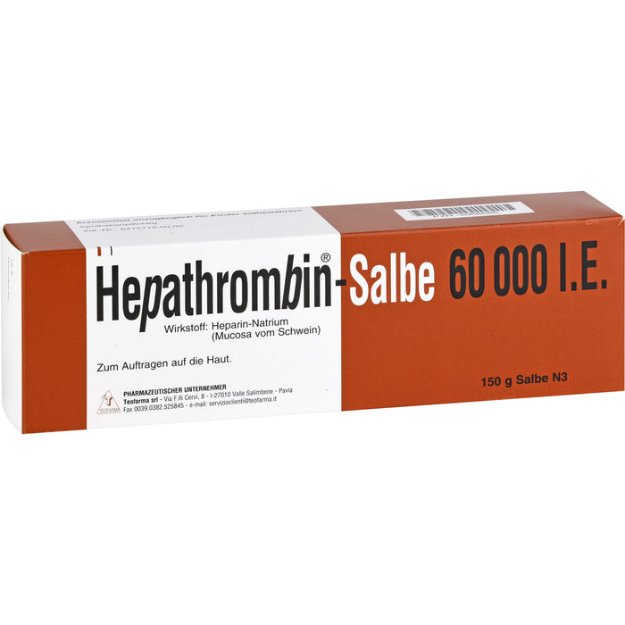 Hepathrombin Salbe 60 000 I.E., 150 g Salbe