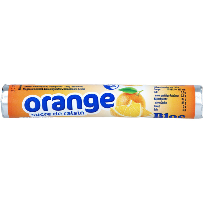 BLOC TRAUBENZ ROLLE ORANGE, 1 St 