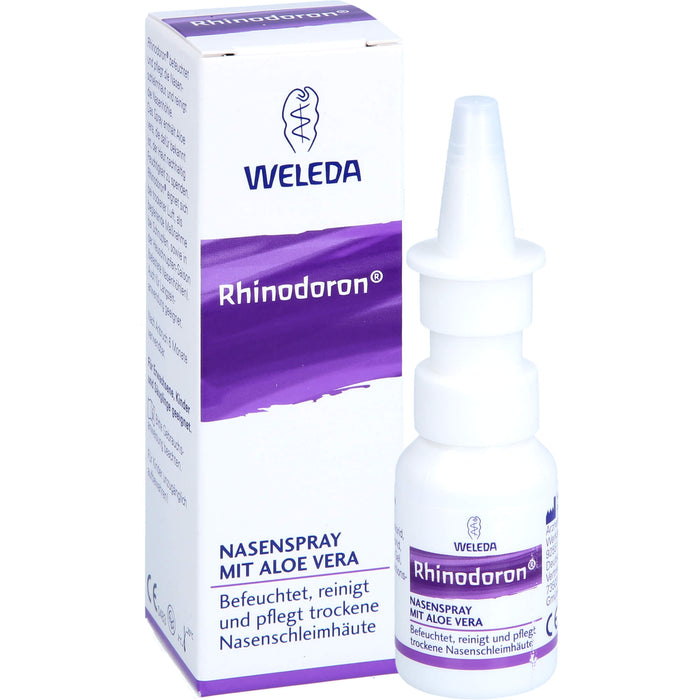 WELEDA Rhinodoron Nasenspray mit Aloe Vera, 20 ml Lösung