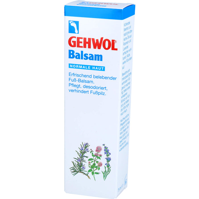 GEHWOL Balsam pflegt, desodoriert und verhindert Fußpilz, 75 ml Creme