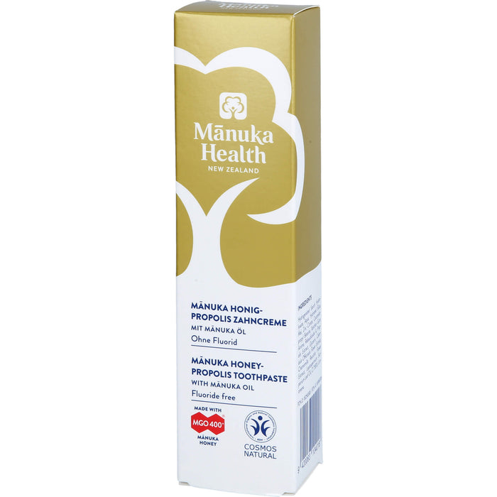 Manuka Health Manuka Honig-Propolis Zahncreme ohne Fluorid, 75 ml Zahncreme