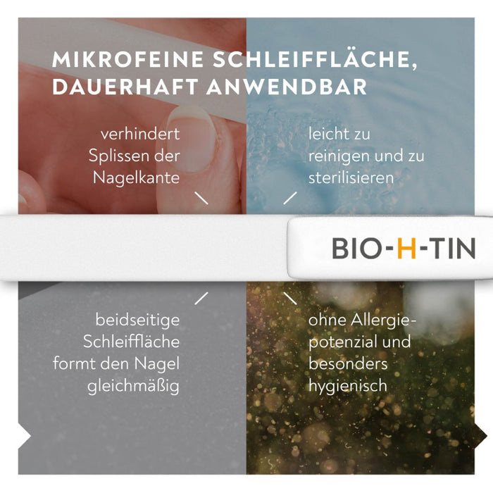 BIO-H-TIN Schonende Glas-Nagelfeile, 1 St. Feile