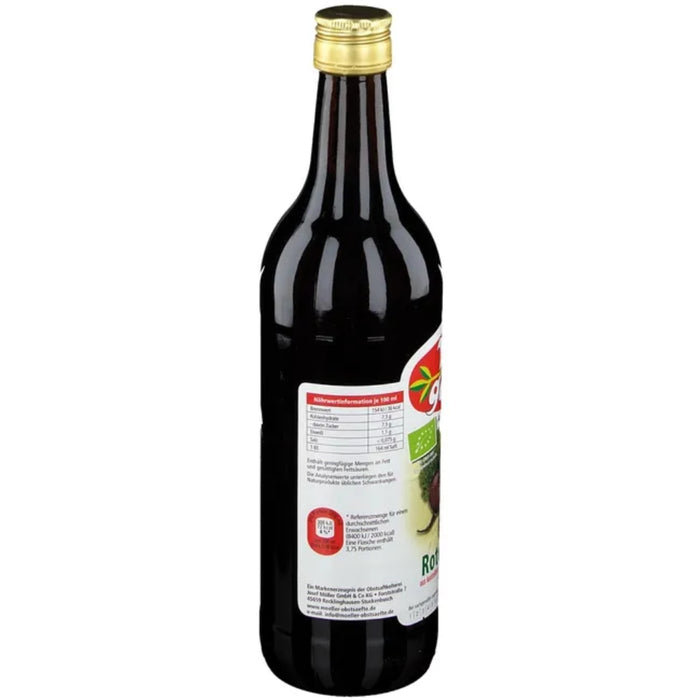 Vitagarten Rote-Beete Saft Biologisch, 750 ml Lösung