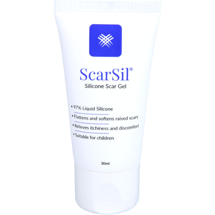 ScarSil Silikon Narben-Gel zur Vorbeugung und Behandlung von Narben, 30 ml Gel