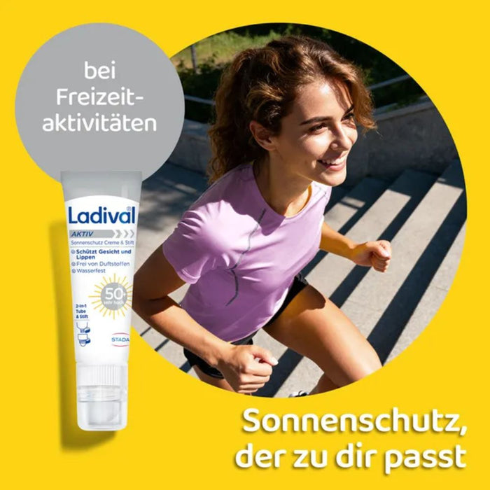 Ladival Aktiv Sonnenschutz Creme & Stift SPF 50+, 30 ml Creme