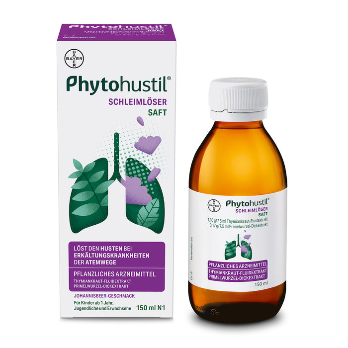 Phytohustil Schleimlöser Saft, 150 ml Saft