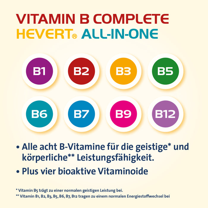 Vitamin B Complete Hevert All-in-One Kapseln, 120 St. Kapseln