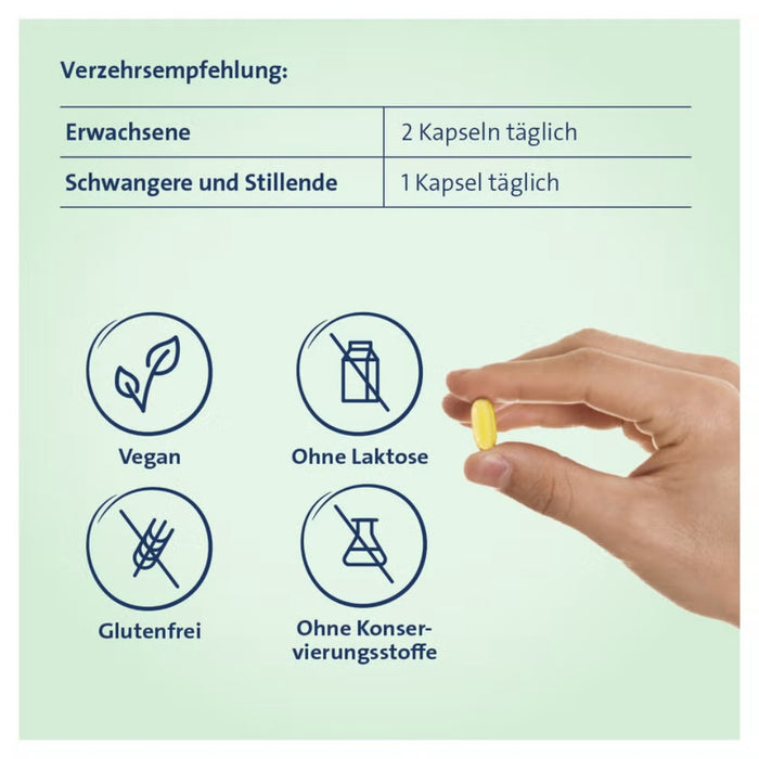 Omega-3 Hevert pflanzlich Kapseln, 60 St. Kapseln