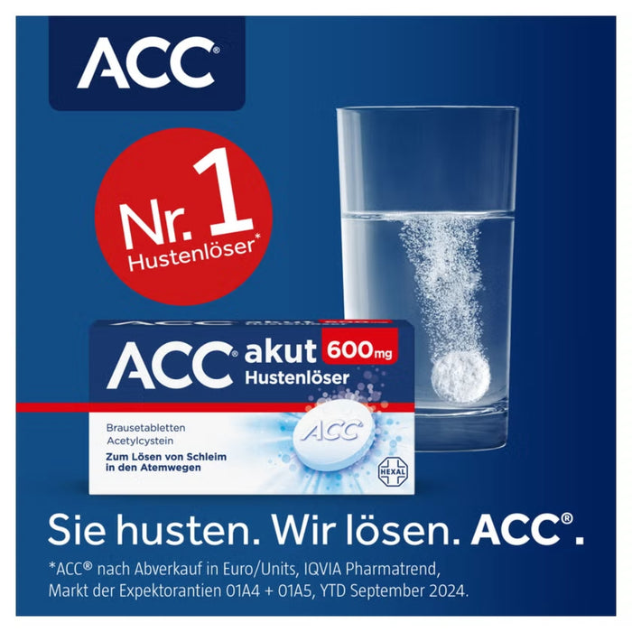 ACC akut 600 mg Hustenlöser Brausetabletten, 20 St. Tabletten