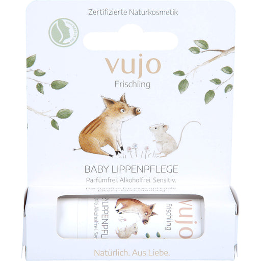 Vujo Frischling Baby Lippenpflege, 4.6 g Stift