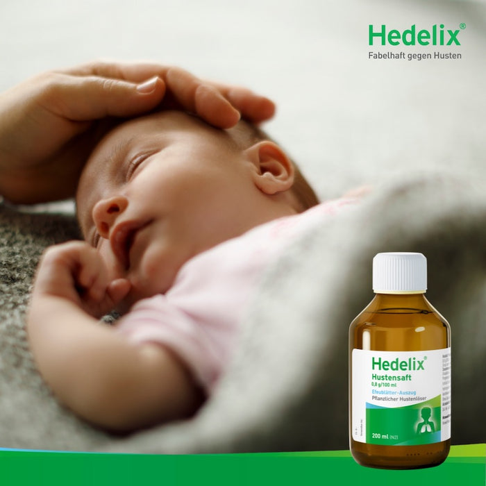 Hedelix Hustensaft – sanft und wirkungsvoll, 200 ml Lösung