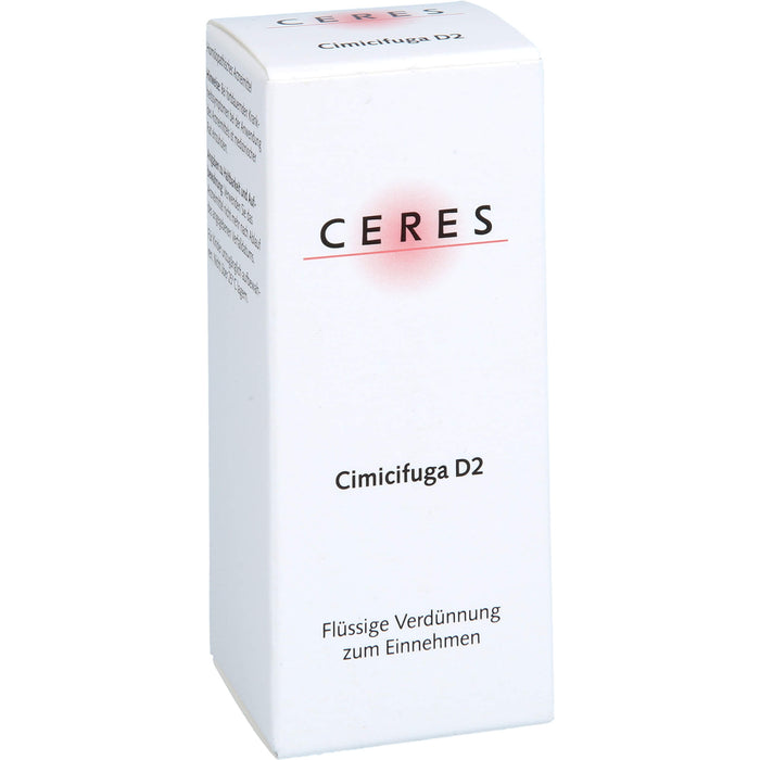 CERES Cimicifuga D2 Dil., 20 ml Lösung