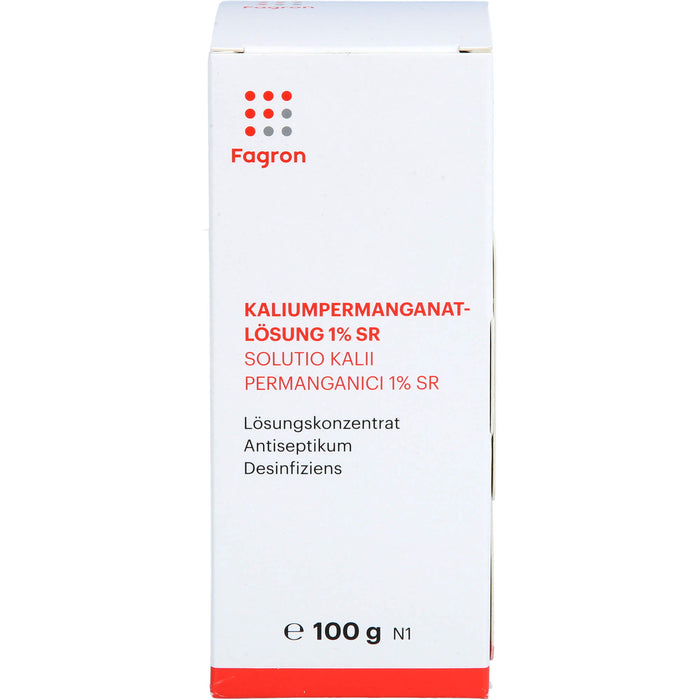 Fagron Kaliumpermanganat Lösung 1% SR, 100 g Lösung