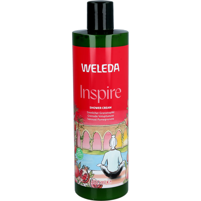 WELEDA Inspire Duschcreme sinnlicher Granatapfel, 400 ml Duschgel