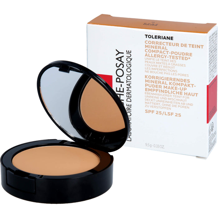 La Roche-Posay Toleriane korrigierendes Mineral Kompaktpuder Make-up Nr. 15 Golden für empfindliche Haut, 9 g Puder