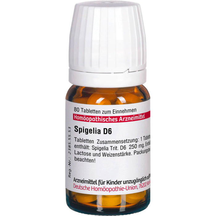 Spigelia D6 DHU Tabletten, 80 St. Tabletten