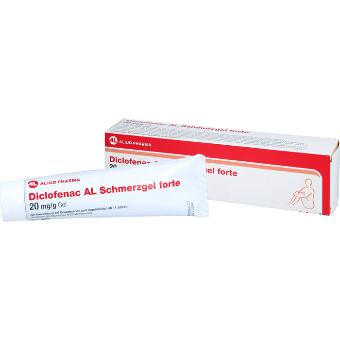 Diclofenac AL Schmerzgel forte 20 mg / g bei akutem Bewegungsschmerz nach stumpfem Trauma, 100 ml Gel