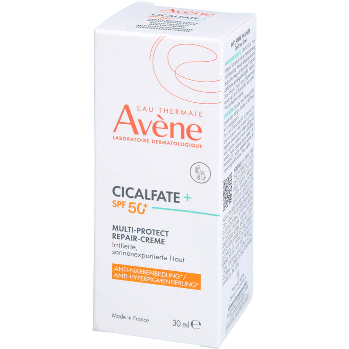 Avène Cicalfate Multi-Protect Repair-Creme SPF 50+ bei irritierter, sonnenexponierter Haut, 30 ml Creme