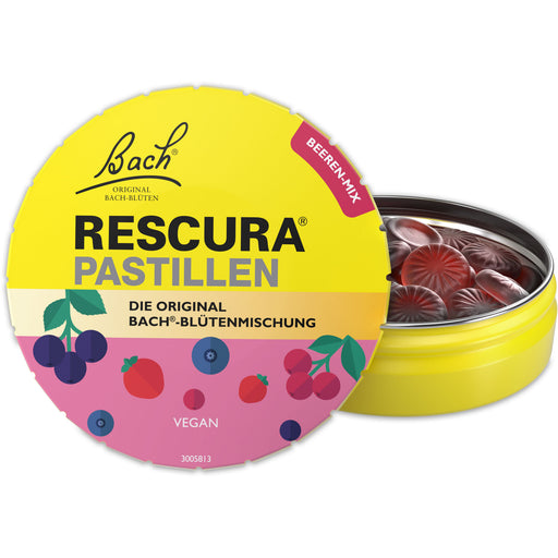 Bachblüten Original Rescura Pastillen Beeren-Mix, 50 g Pastillen